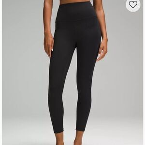 lululemon athletica Black Leggings with High-Rise Waistband and Stretchy Fabric